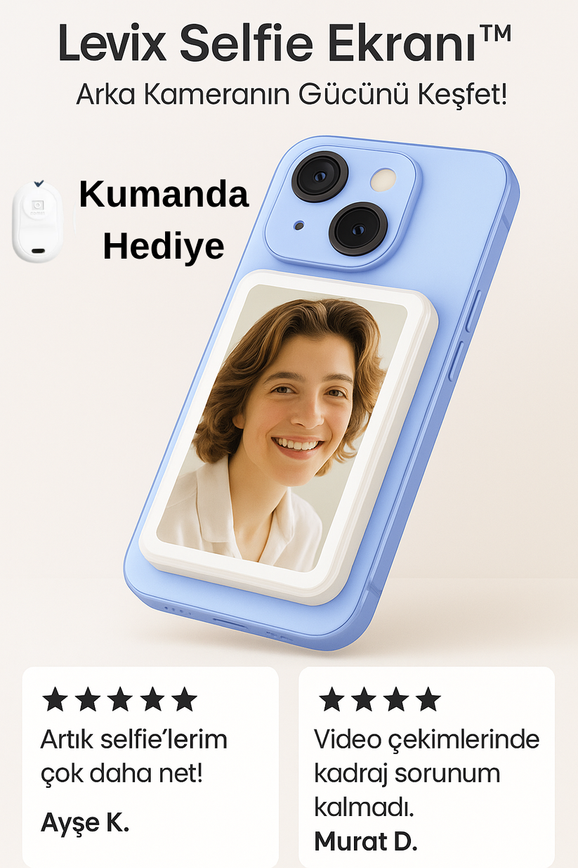 Levix™ Akıllı Selfie Ekranı
